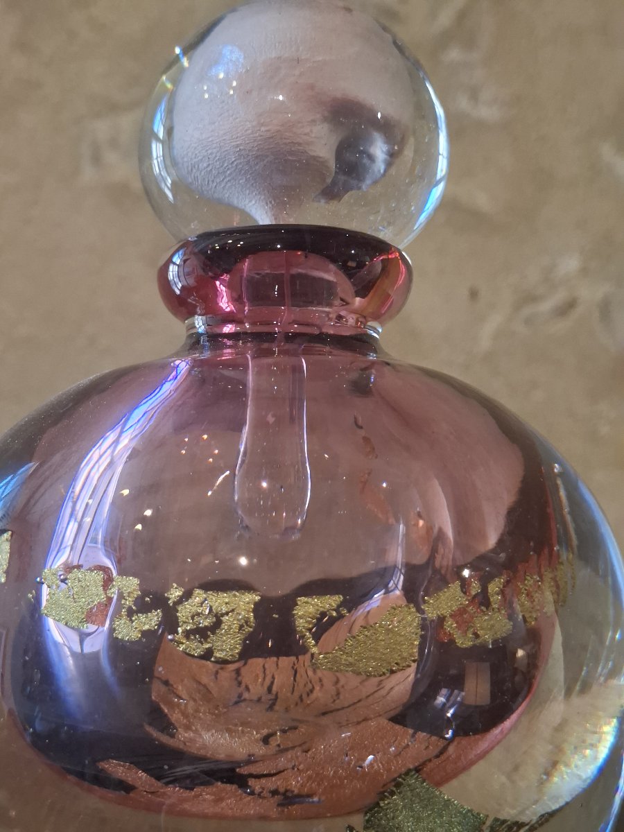 Perfume Bottle By Glassmaker Jean Claude Novaro-photo-2