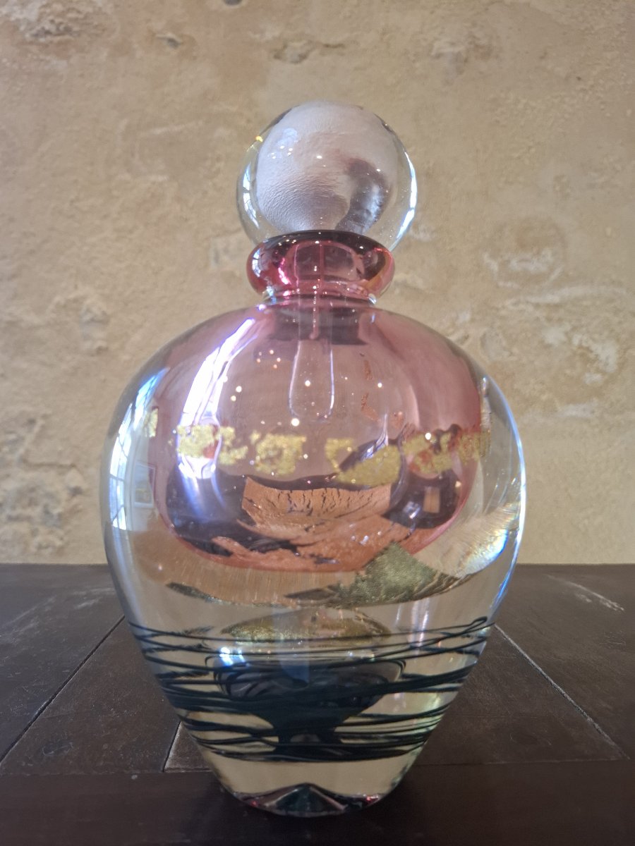 Perfume Bottle By Glassmaker Jean Claude Novaro