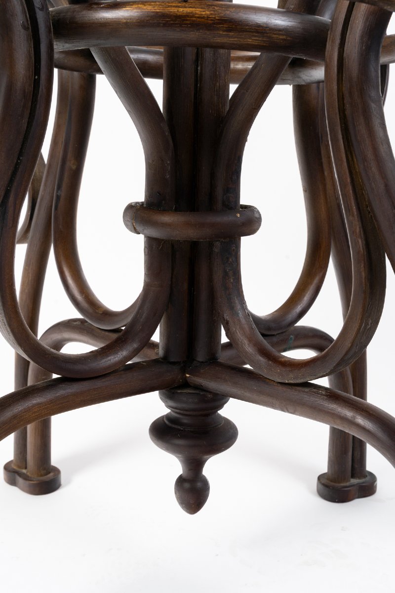 Art Nouveau Coat Rack From Brasserie Parisienne, Made By The Kohn Factory-photo-1