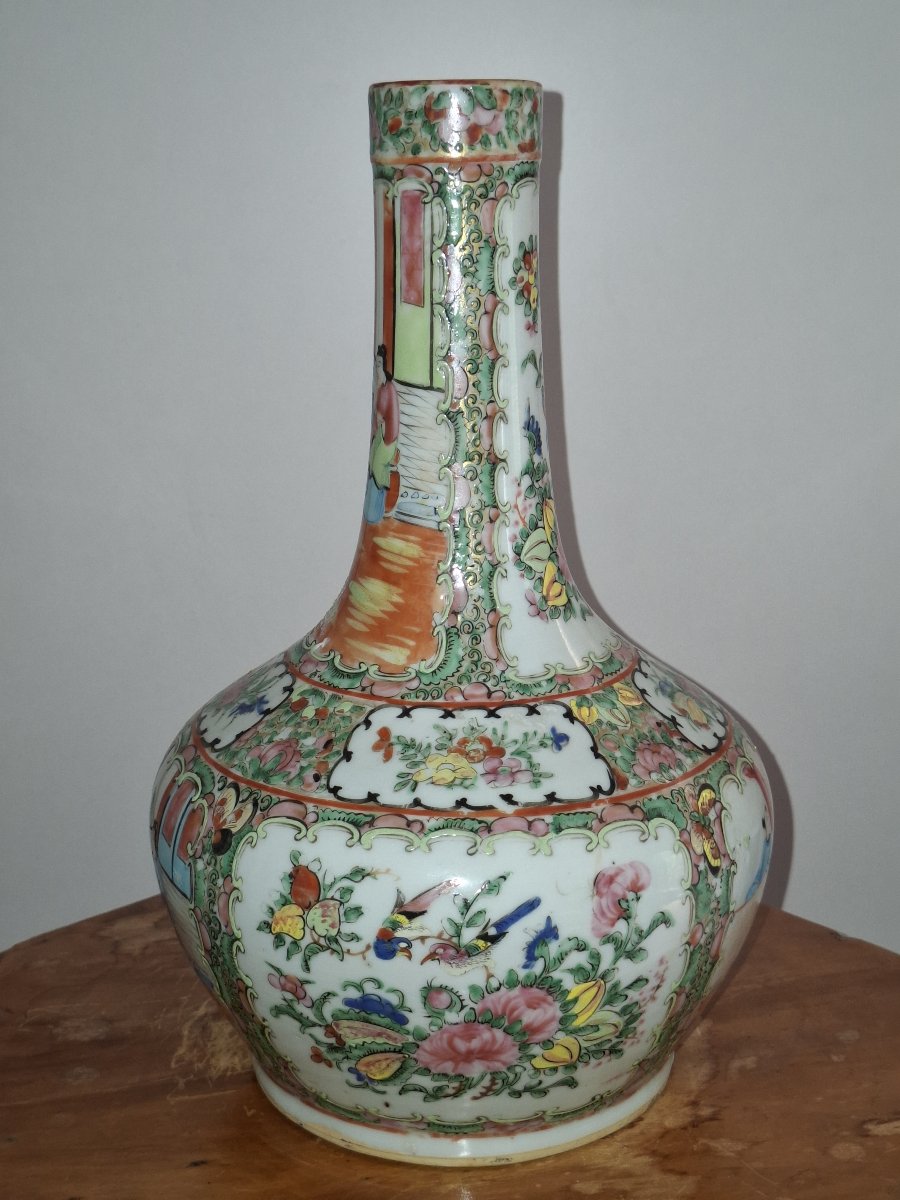 Vase  en Porcelaine  ,de Chine  du XIX siecle-photo-4