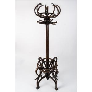 Porte manteau de Brasserie Parisienne Art nouveau par la manufacture Kohn