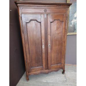 Petite Armoire Régionale En Merisier, 19eme Siècle