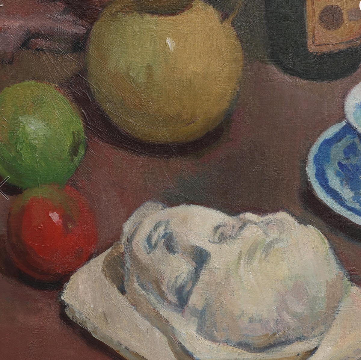 Oil On Canvas, Painting By Tage Hansson, Signed, Still Life-photo-2