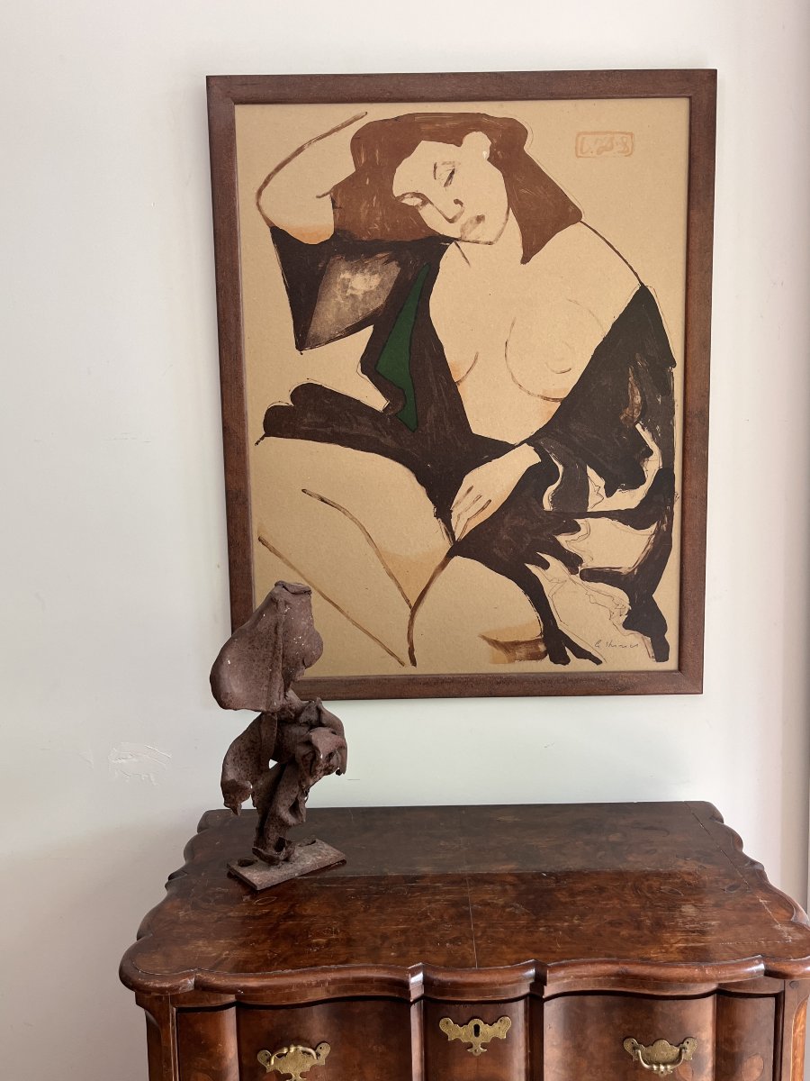 Gernot Kissel (1939-2008) Lithographie, 74 x 94 cm, Édition : 100/150, signé au crayon-photo-2