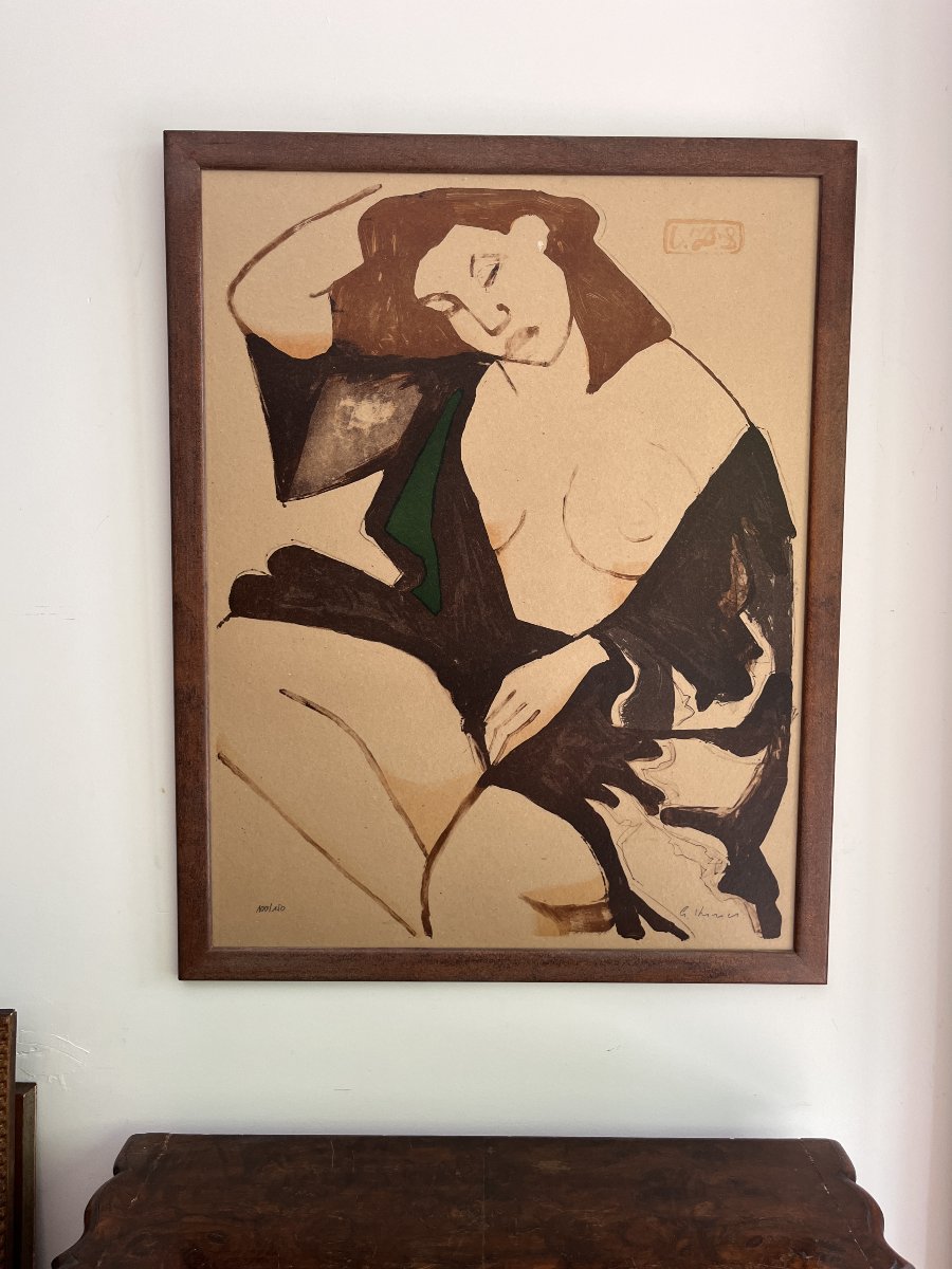Gernot Kissel (1939-2008) Lithographie, 74 x 94 cm, Édition : 100/150, signé au crayon-photo-3