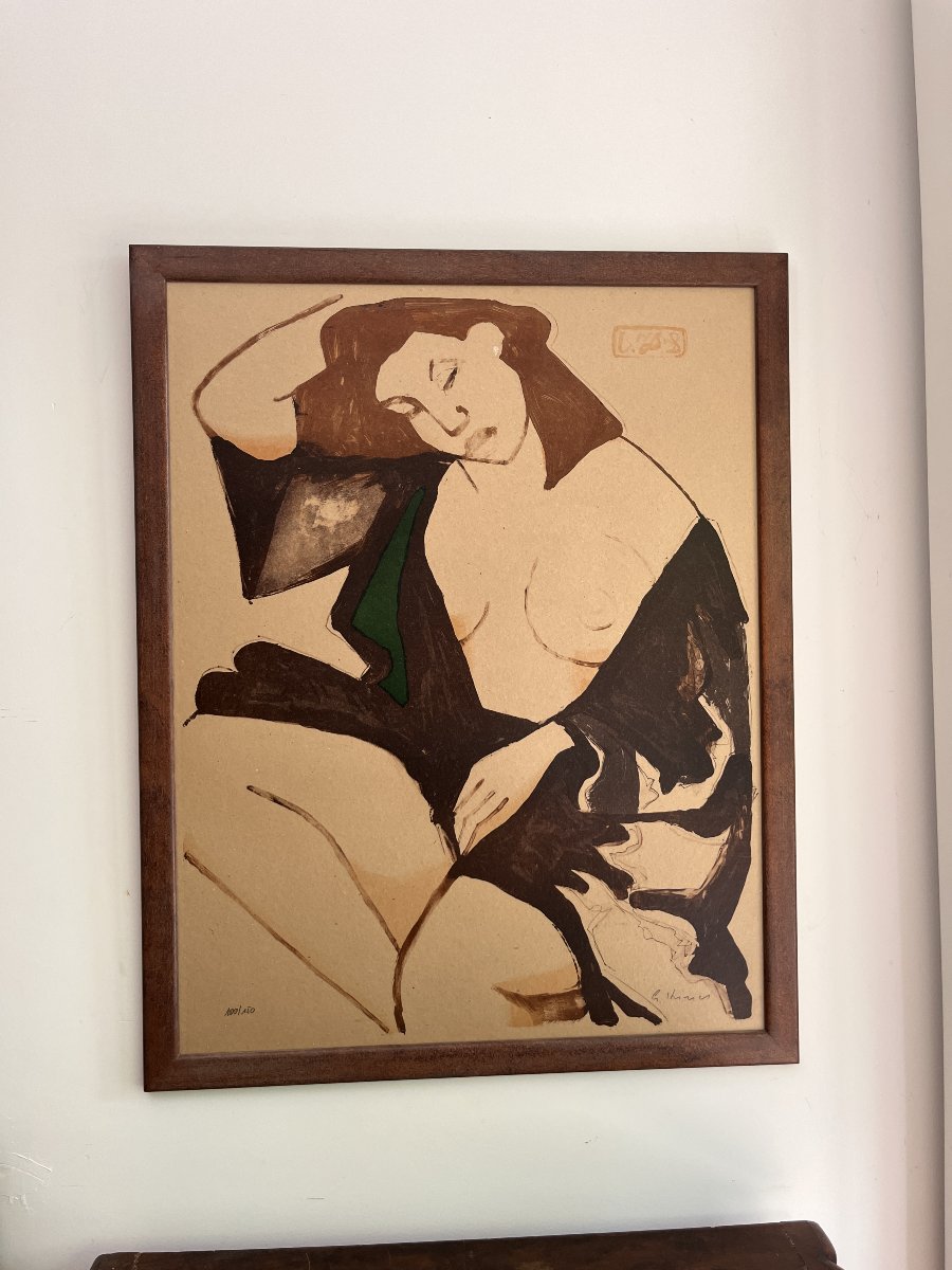 Gernot Kissel (1939-2008) Lithographie, 74 x 94 cm, Édition : 100/150, signé au crayon-photo-4