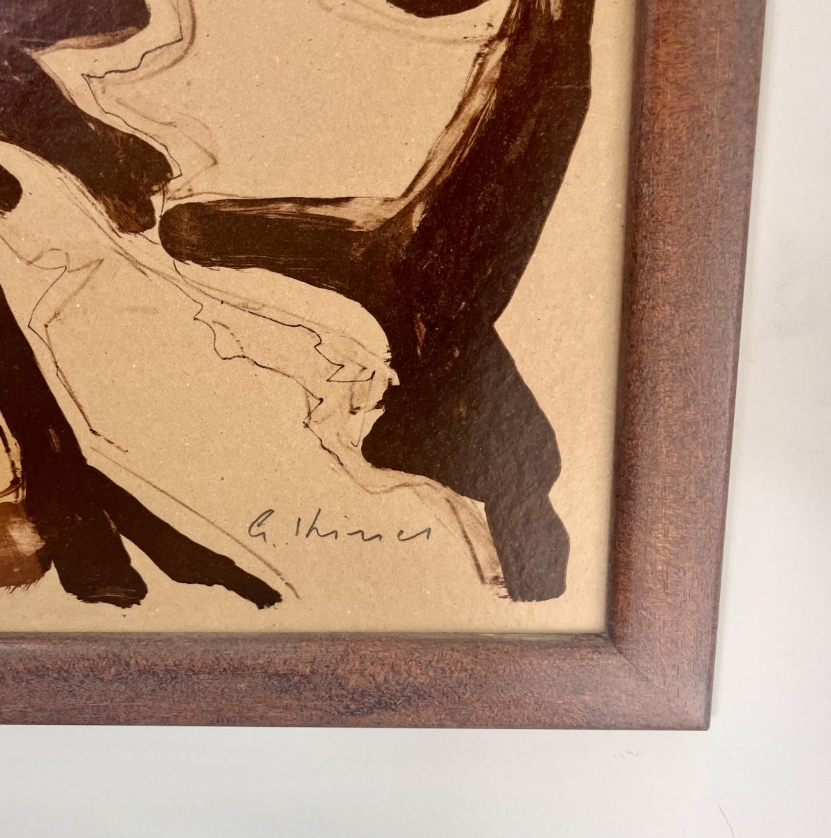 Gernot Kissel (1939-2008) Lithographie, 74 x 94 cm, Édition : 100/150, signé au crayon-photo-1