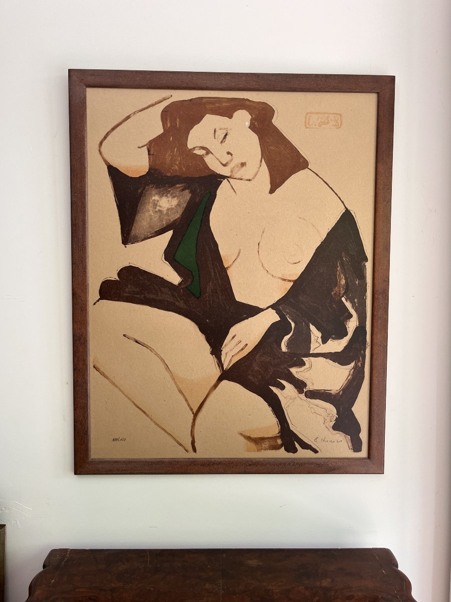 Gernot Kissel (1939-2008) Lithographie, 74 x 94 cm, Édition : 100/150, signé au crayon