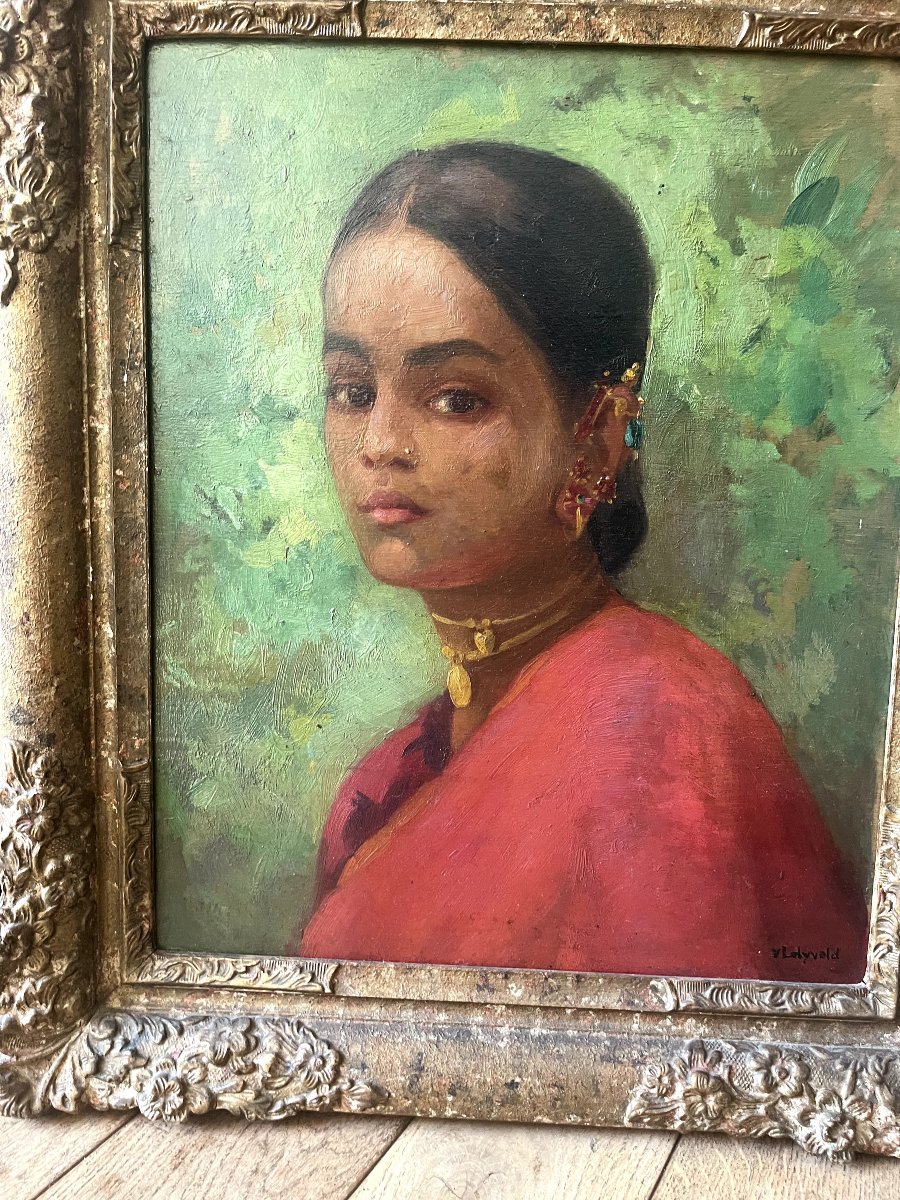 Théodore Bernard van Lelyveld (1867–1954) beauté balinaise, huile-photo-3