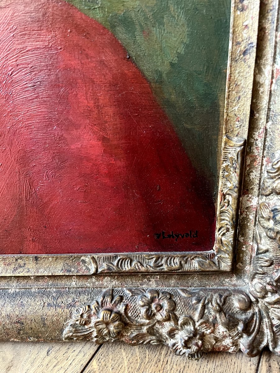 Théodore Bernard van Lelyveld (1867–1954) beauté balinaise, huile-photo-4