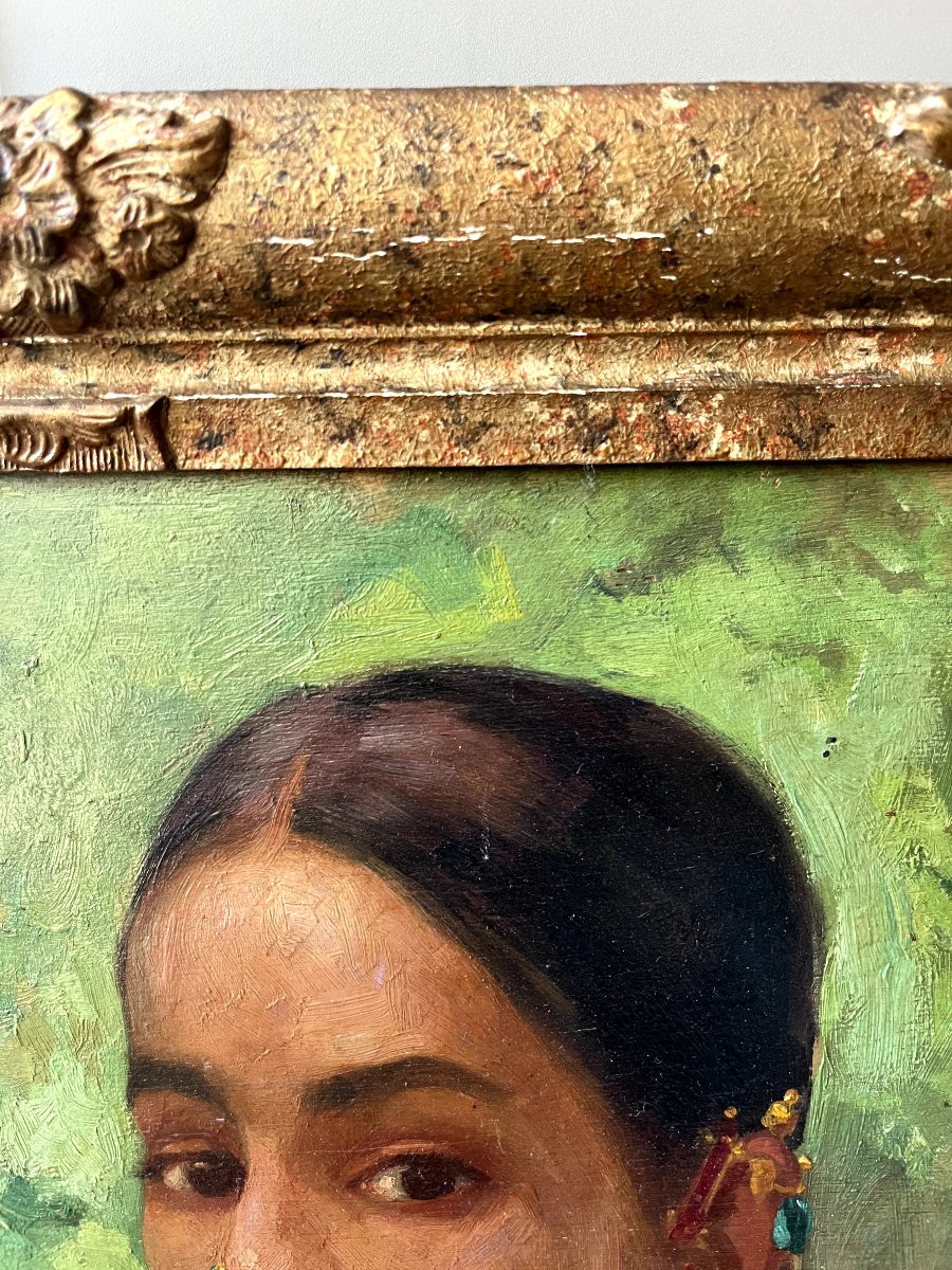 Théodore Bernard van Lelyveld (1867–1954) beauté balinaise, huile-photo-1