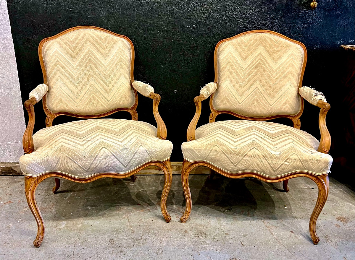 Paire De Fauteuils Nicolas Quinibert Foliot