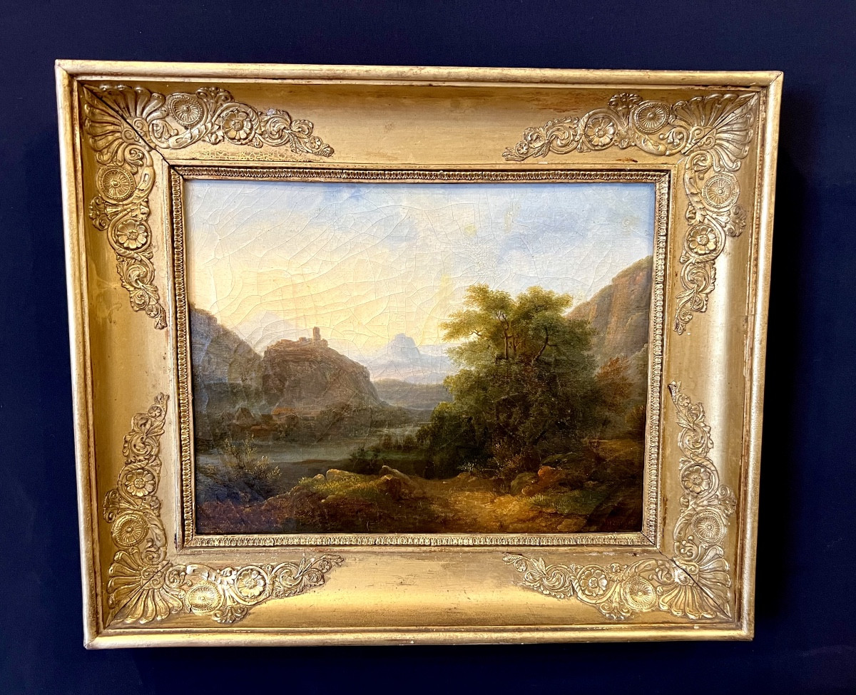 Paire d’huiles sur toile circa 1820-1830. -photo-2