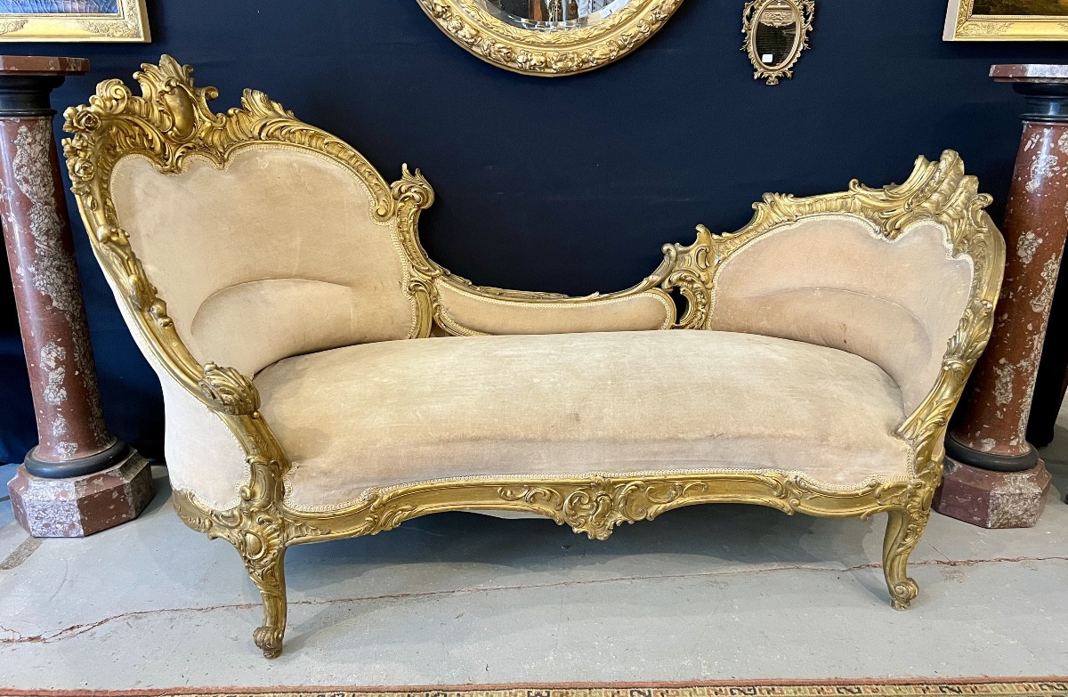 Ceremonial Sofa, Attributed To Grohé. 