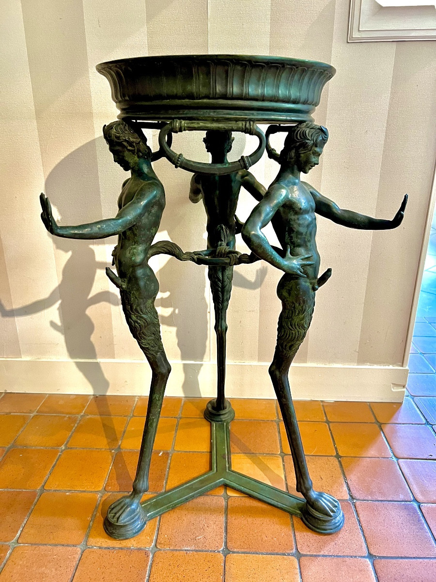Antique Bronze Brazier. 