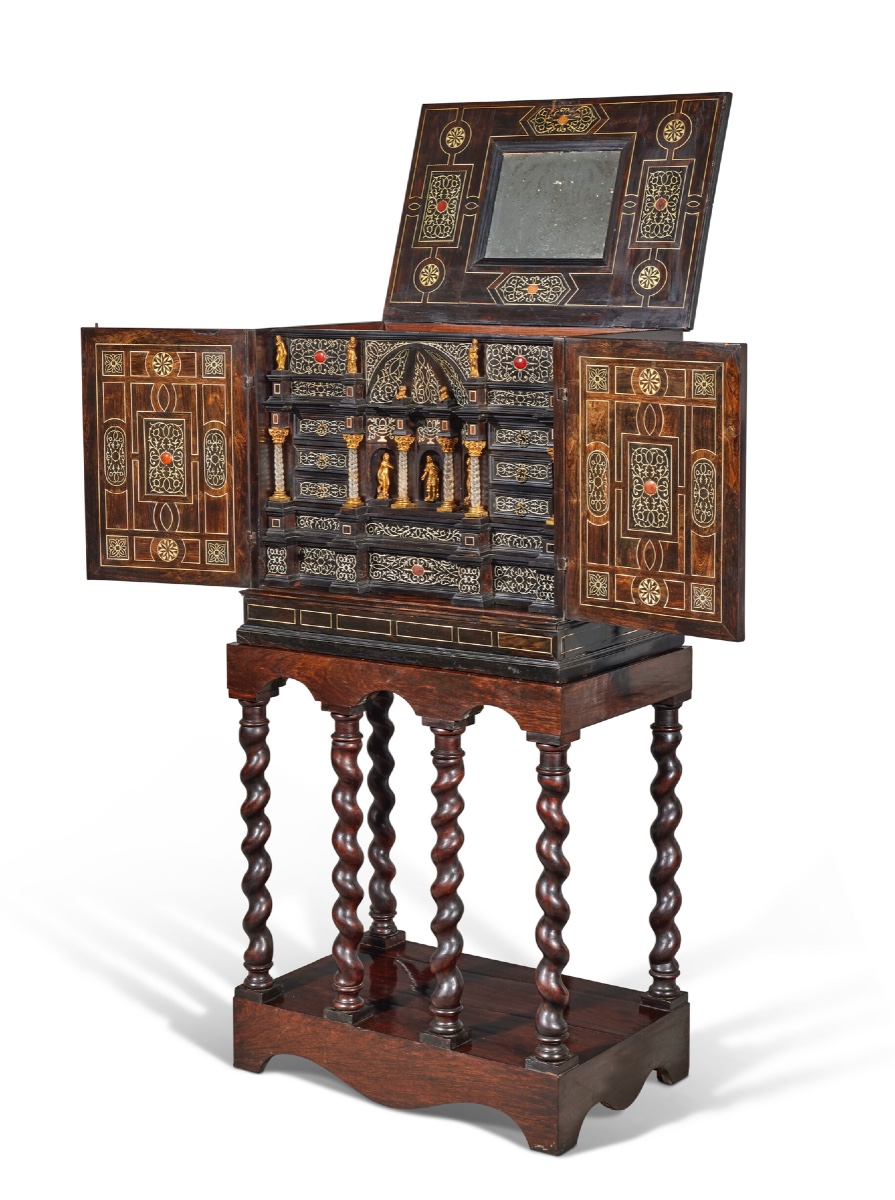 Cabinet Baroque, Venise XVII ème siècle.-photo-2