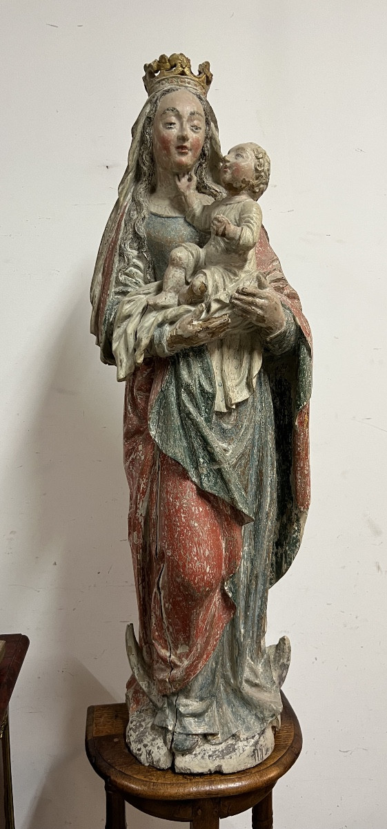 Grande vierge à l’enfant début XVI ème siècle. 