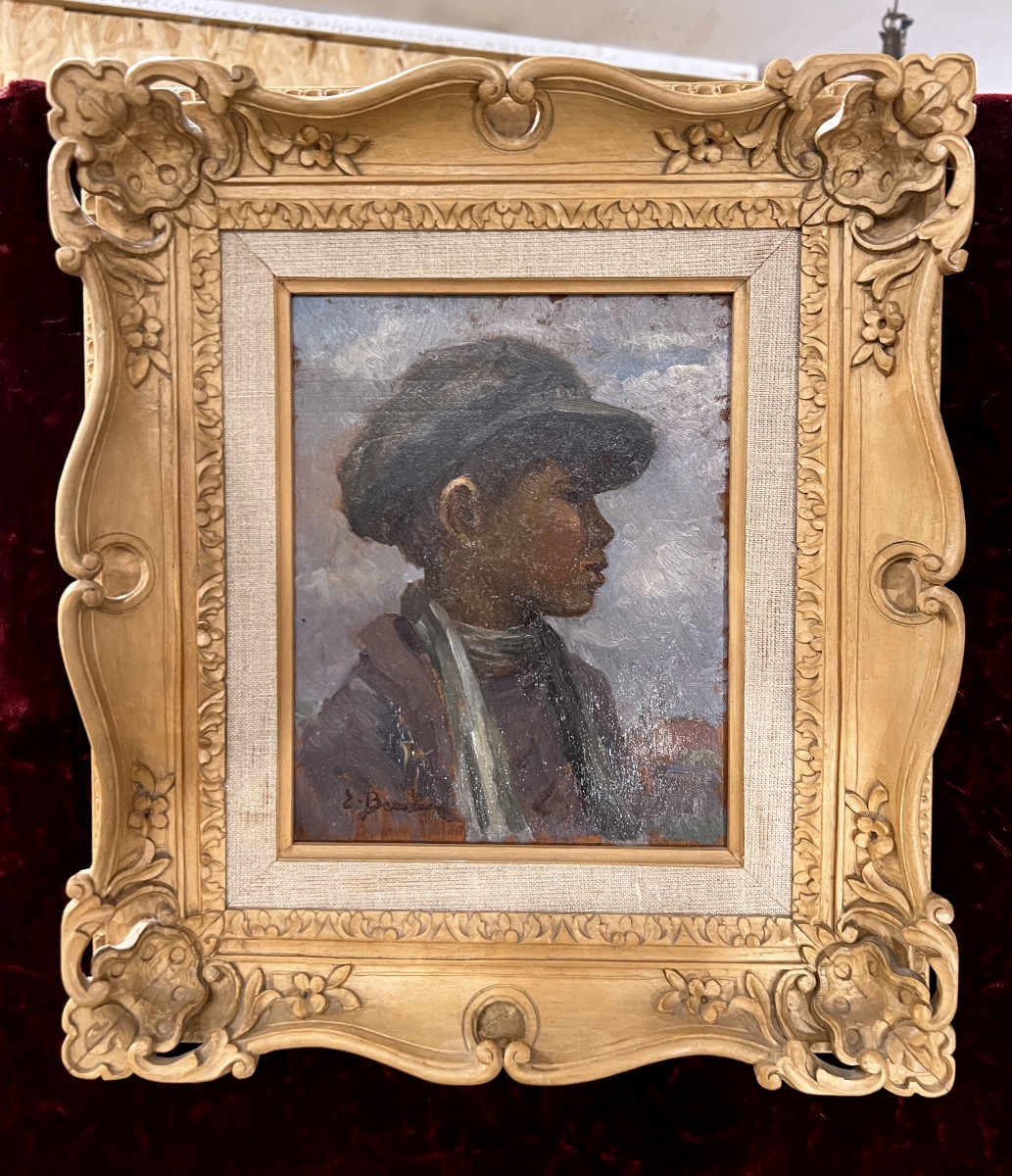 Émile Bernard ( 1868-1941 )Huile sur panneau