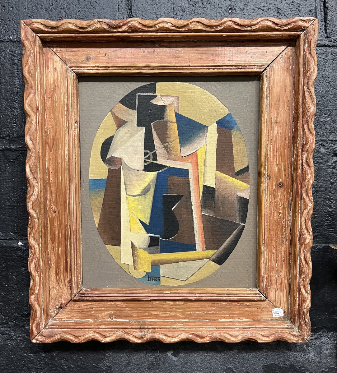 Georges Tesson.Huile sur toile. Signée en bas à droite. 