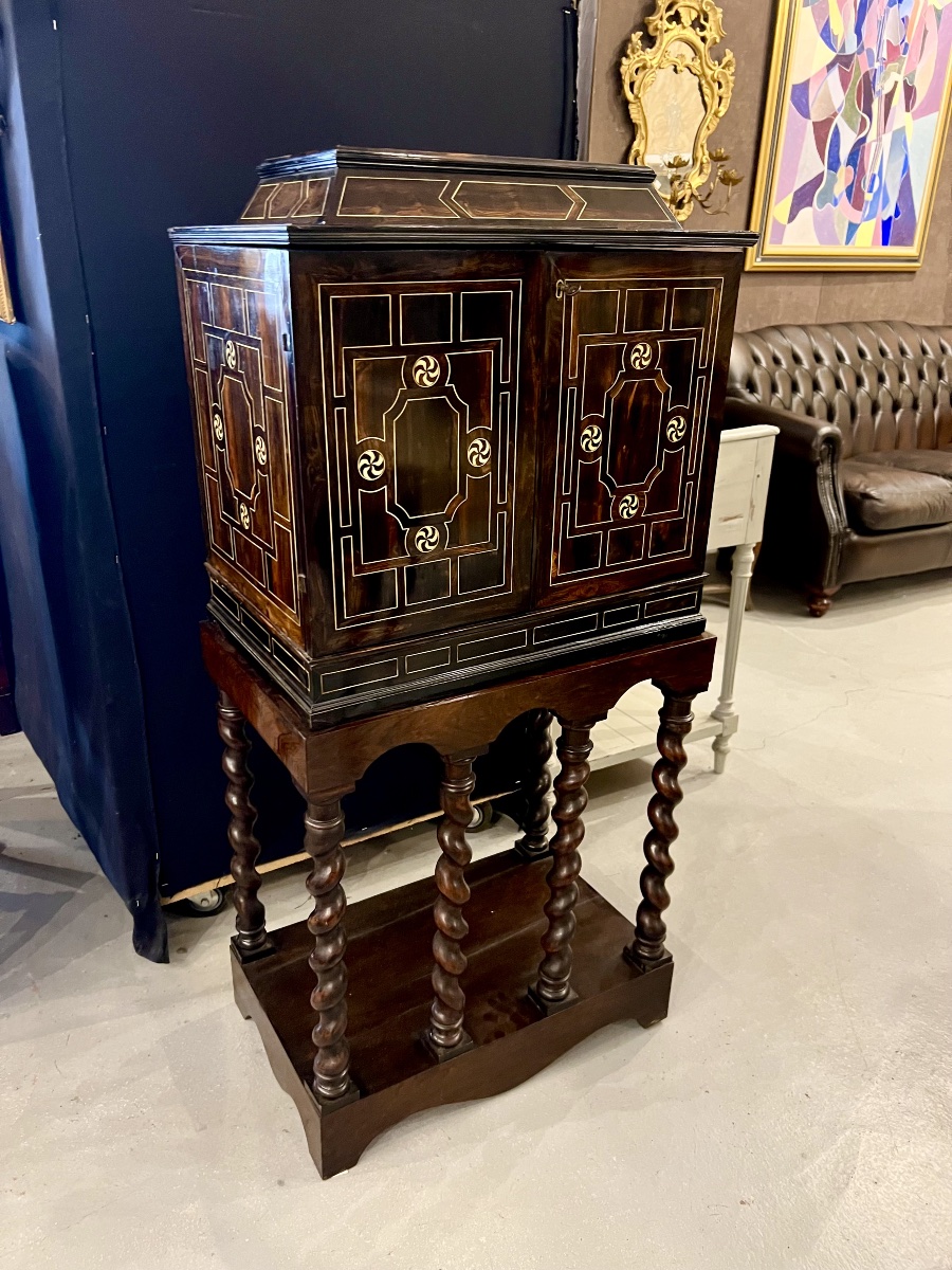 Cabinet d’époque Baroque. Venise XVII ème siècle. -photo-4