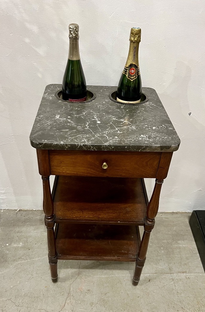Rafraîchissoir en acajou d’époque Restauration. -photo-3