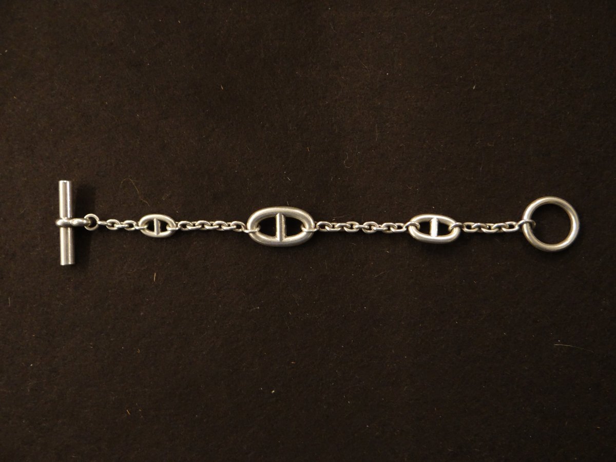 Bracelet Hermès argent-photo-2