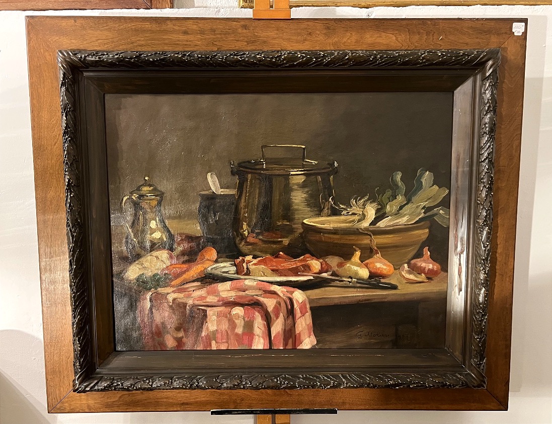 Large Oil-on-canvas Still Life 