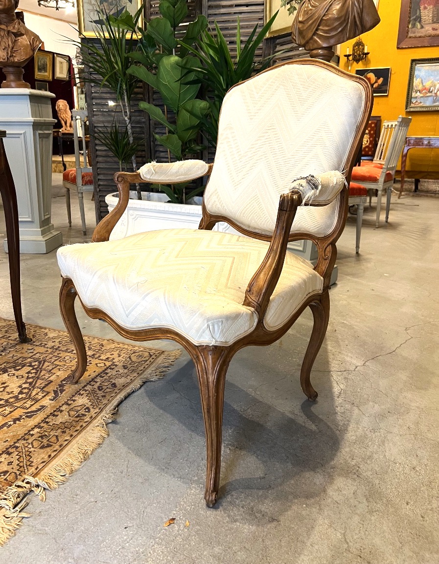 Pair Of Armchairs By Nicolas Quinibert Foliot. -photo-4