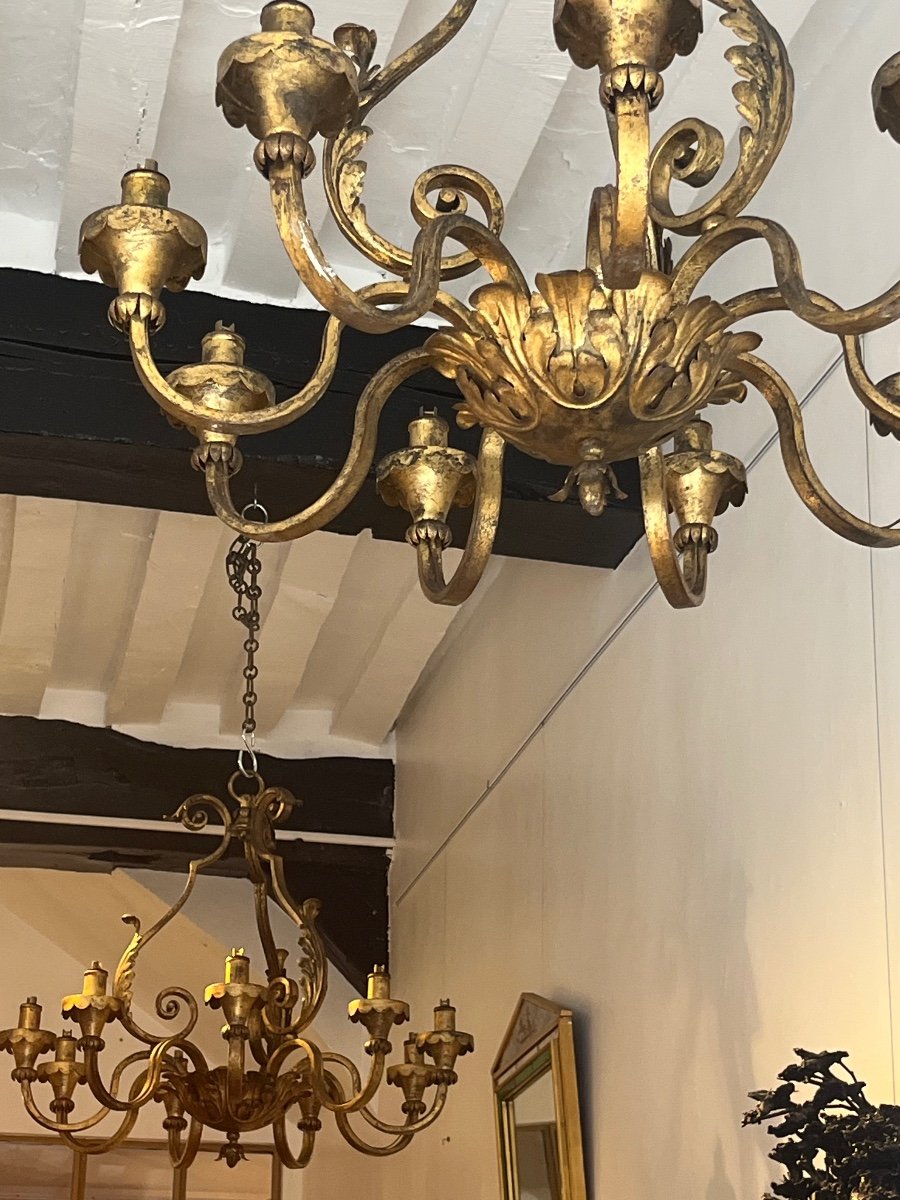 Pair Of 50s Chandeliers-photo-2