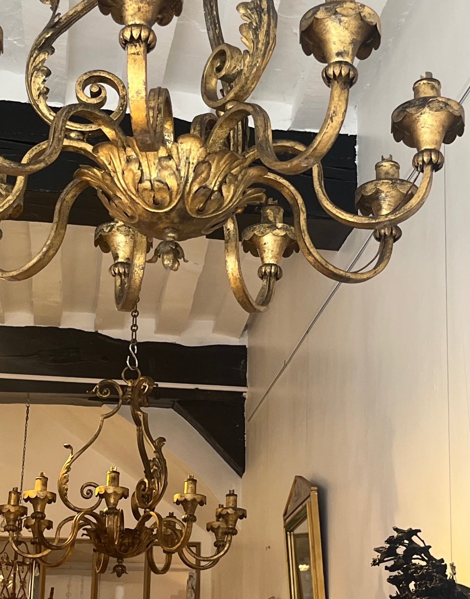 Pair Of 50s Chandeliers