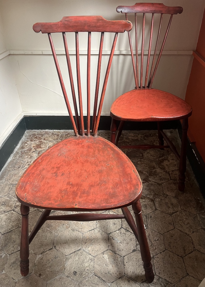 Paire de chaises anglaises fin XIXème