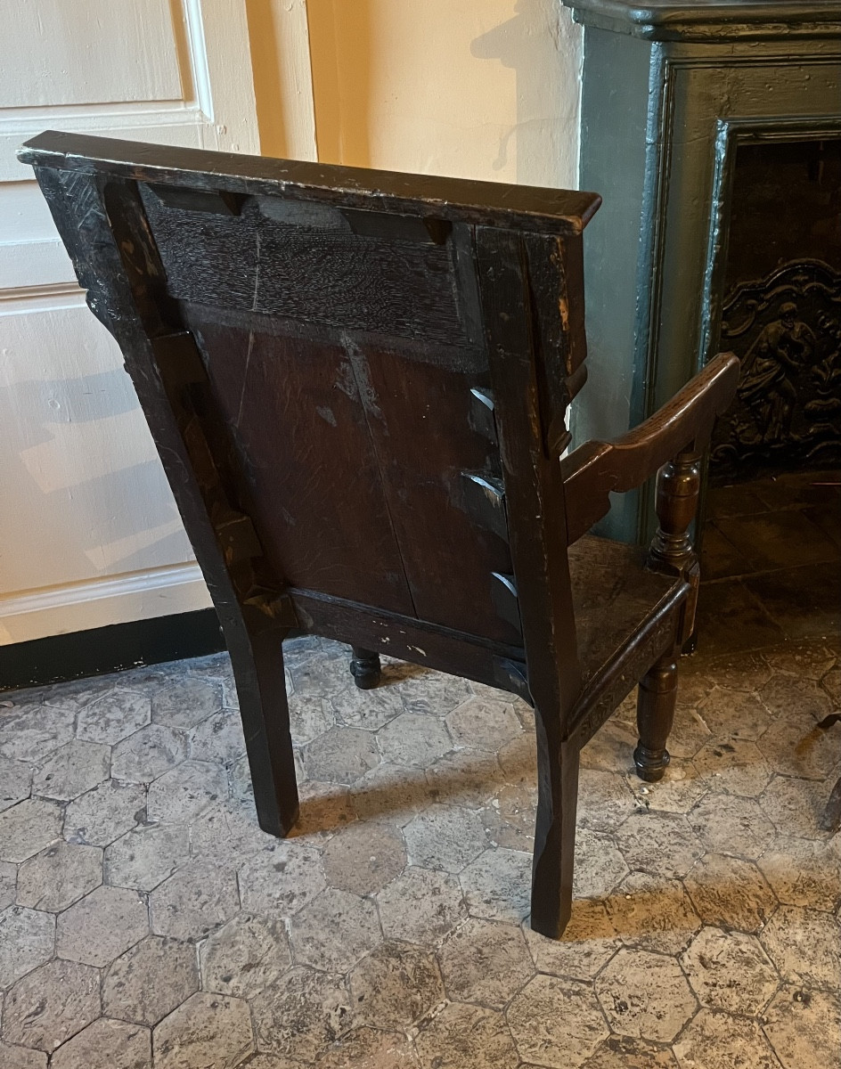 Fauteuil anglais XVIIème-photo-2