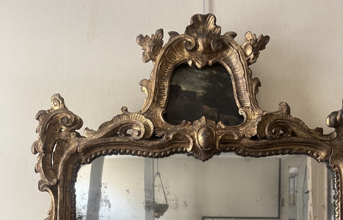 Louis XV Period Italian Mirror-photo-2