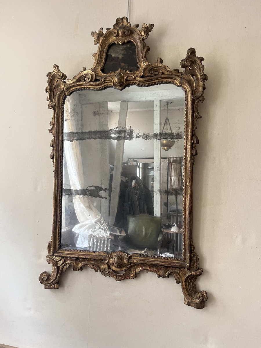 Louis XV Period Italian Mirror-photo-4