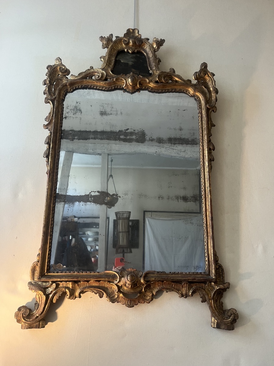 Louis XV Period Italian Mirror-photo-3