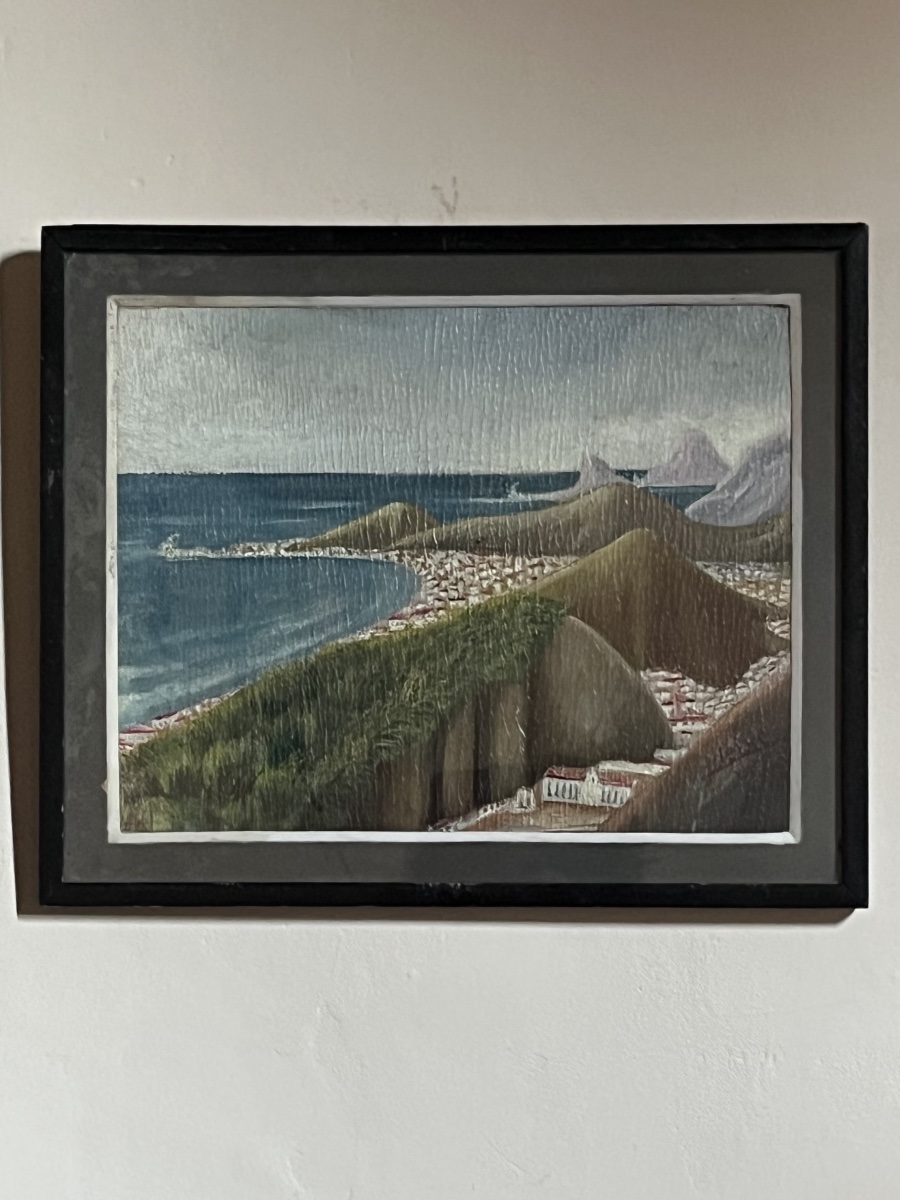 Small Oil Painting Of Rio De Janeiro