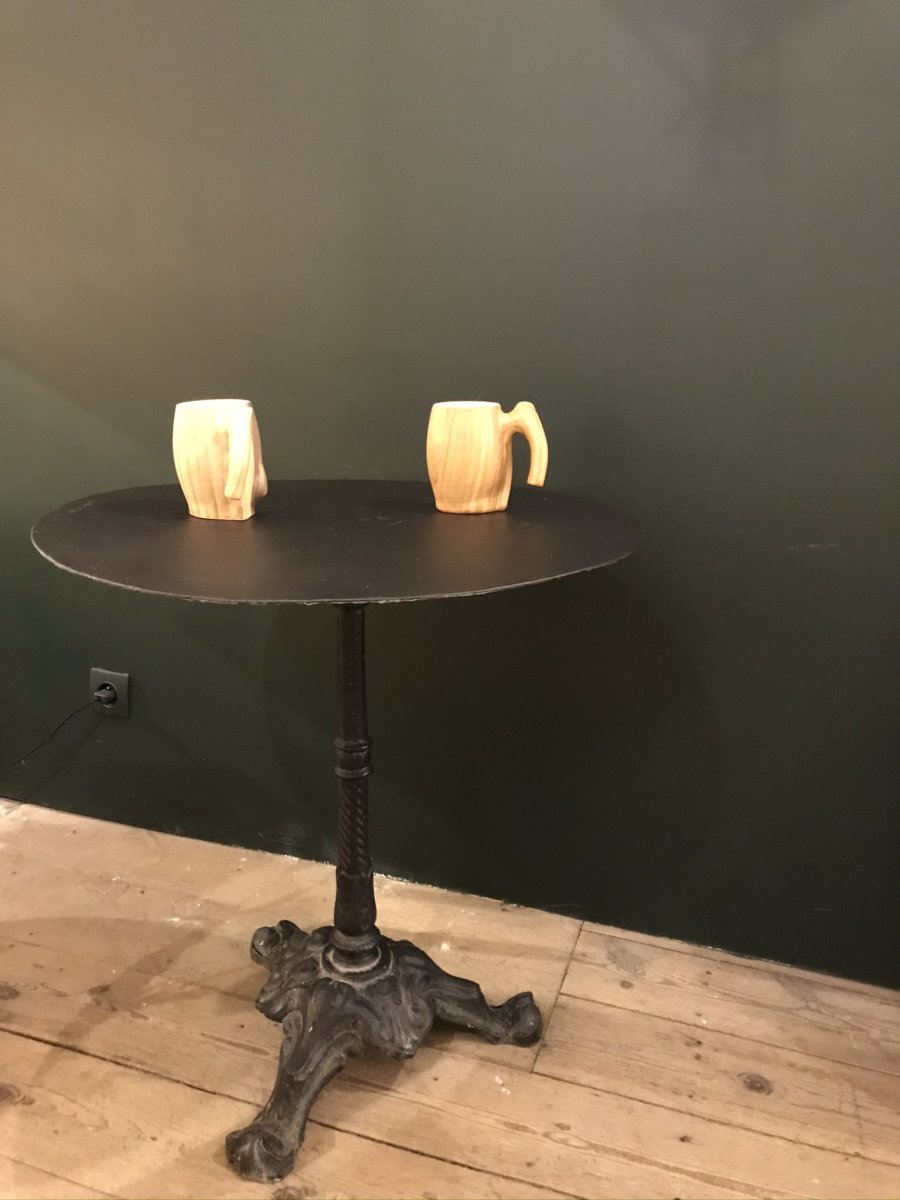 Cast Iron Pedestal Table