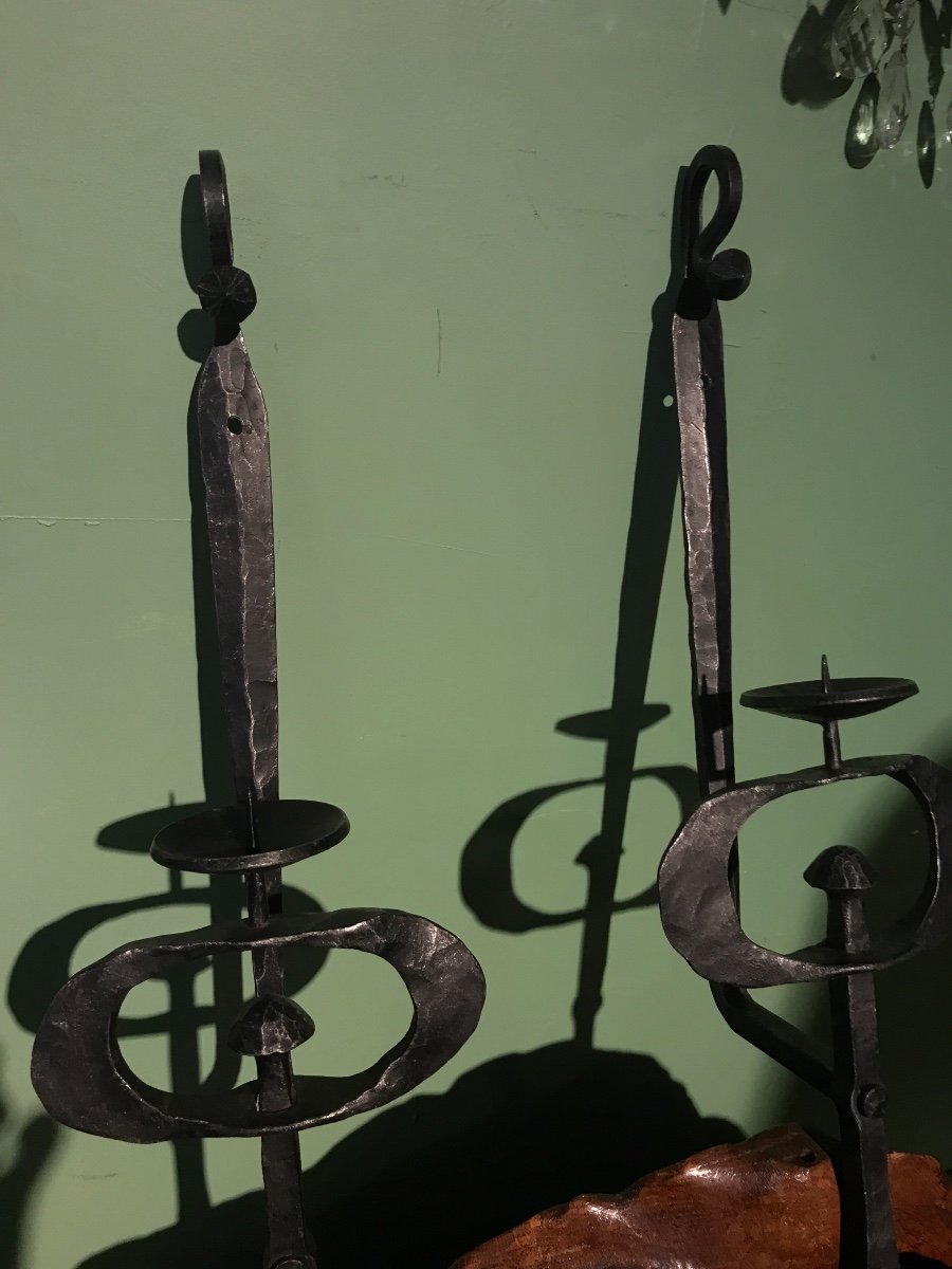 Pair Of 70s Wall Lights-photo-2