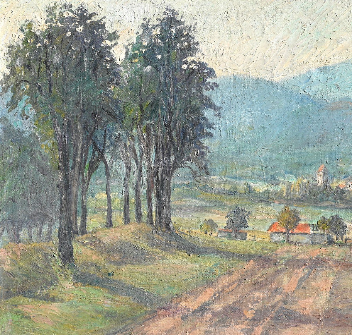 Robert Mischler (1911-1990) Huffhotz And The Vosges | Alsace, Mulhouse, Sausheim-photo-2