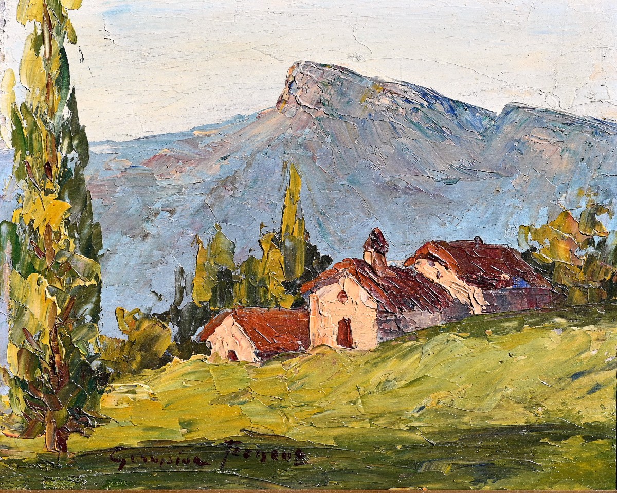 Germaine Francoz (19th-20th) The Woods In Tarentaise, 1944 | Mountain, Savoie, Aigueblanche