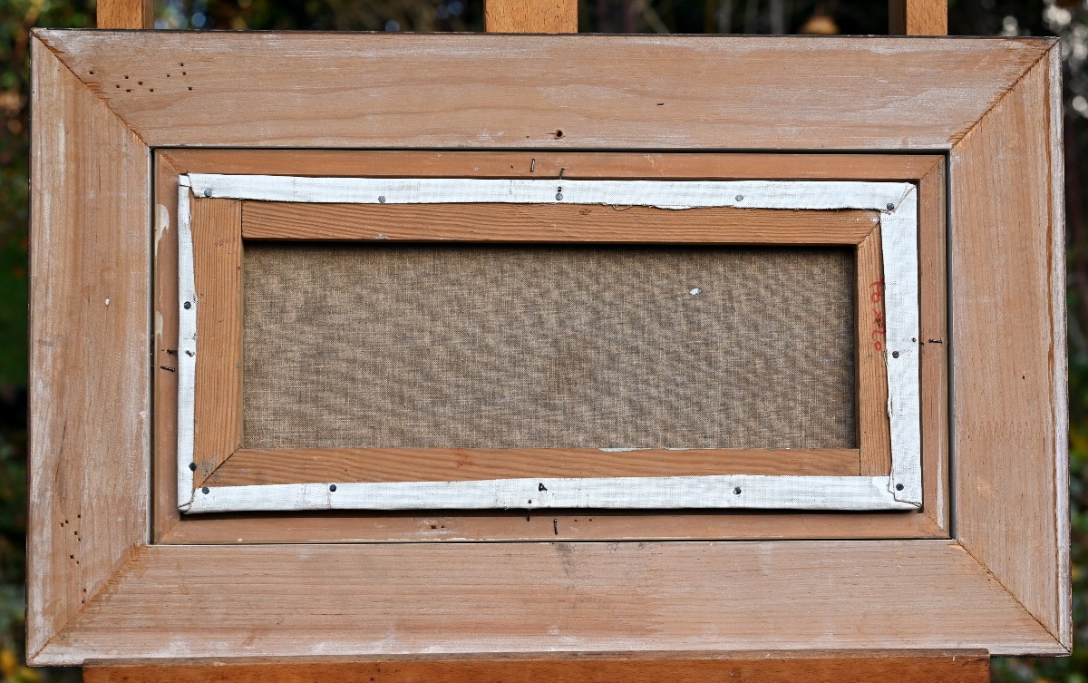 Alfred Usselmann (1927-1999) Village Under The Snow | Alsace -photo-4