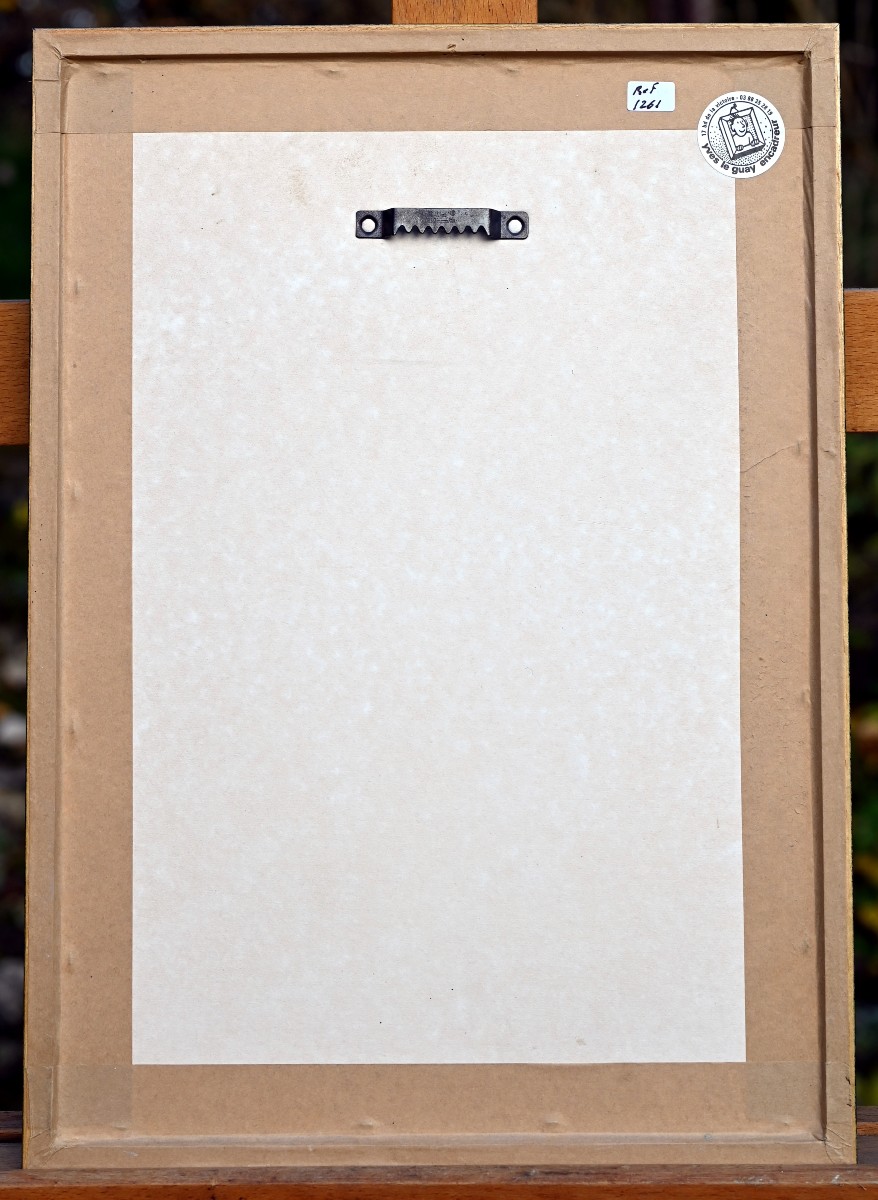 François-xavier Neukirch (1874-1925) Lakeside Landscape | Alsace, Strasbourg-photo-4