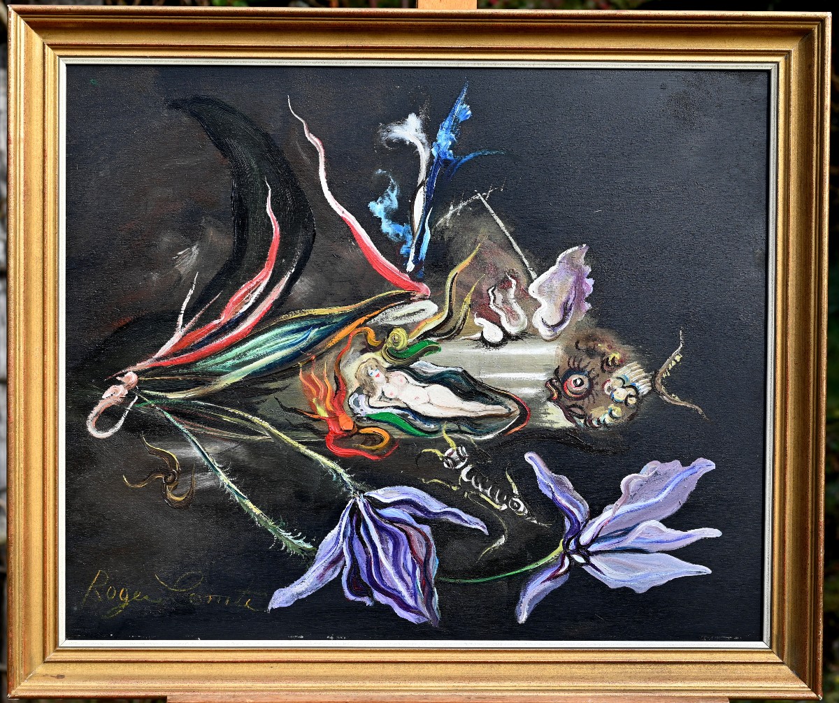 Roger Comte (1913-2006) Phantasmagoria In The Nude -photo-3