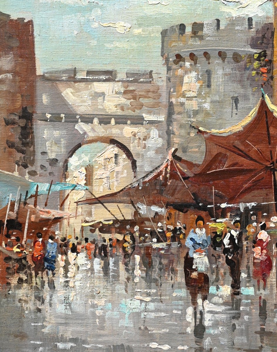Scène de marché en cité médiévale | Cognac, Nancy, pluie, Cortes-photo-3