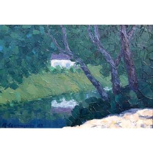 Roger CLAVEQUIN (1920-1991) Moulin du Plain | Goumois, Doubs, comtois, Suisse