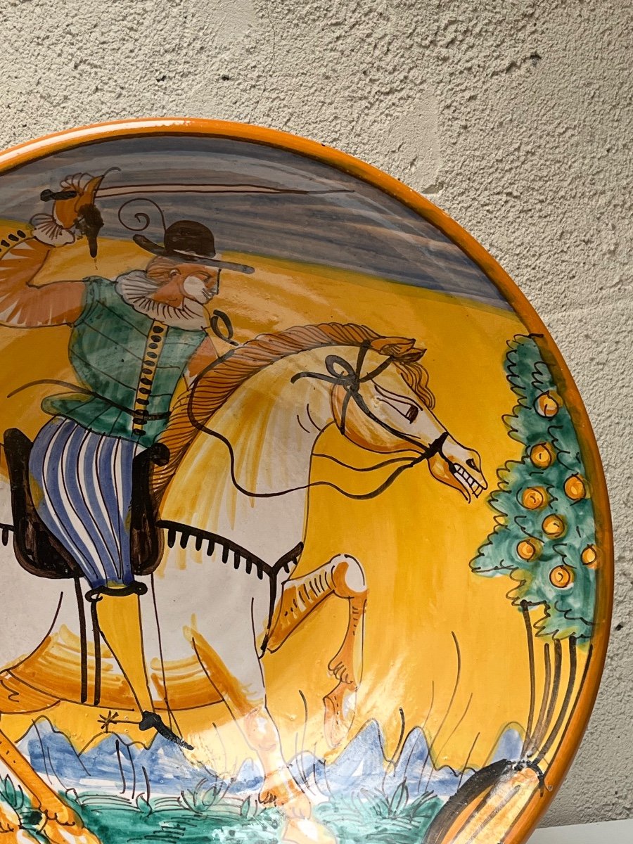 Christian Dior, Large Hollow Dish With Rider Decoration-photo-3