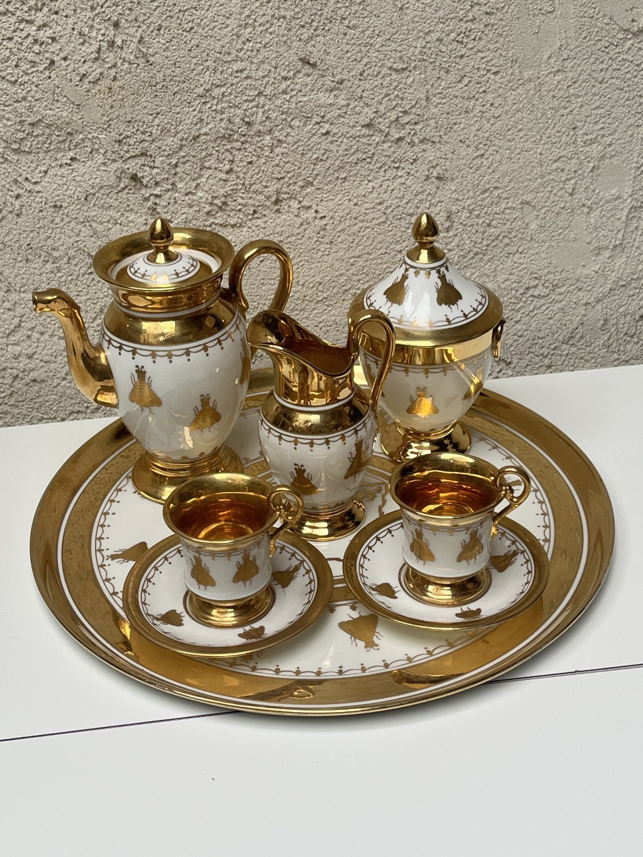 TÊTE-À-TÊTE EN PORCELAINE DE STYLE EMPIRE, MANUFACTURE SAMSON-photo-3