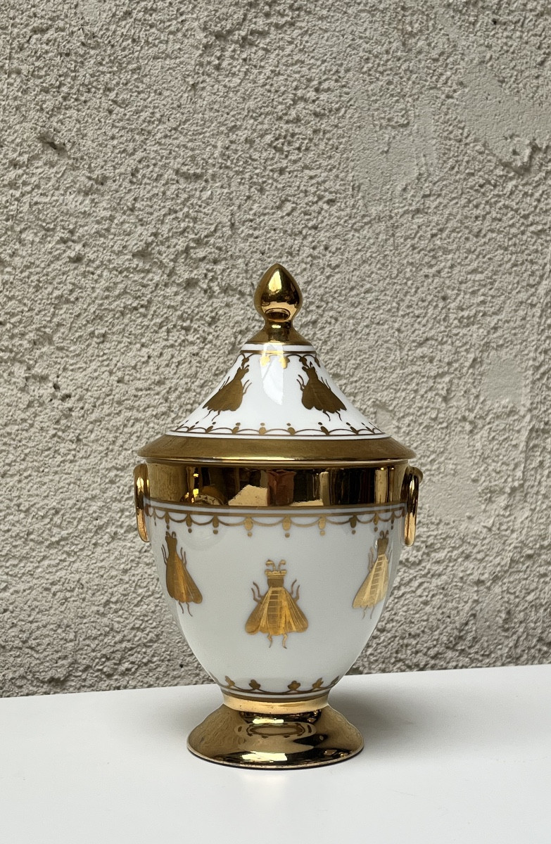 TÊTE-À-TÊTE EN PORCELAINE DE STYLE EMPIRE, MANUFACTURE SAMSON-photo-4