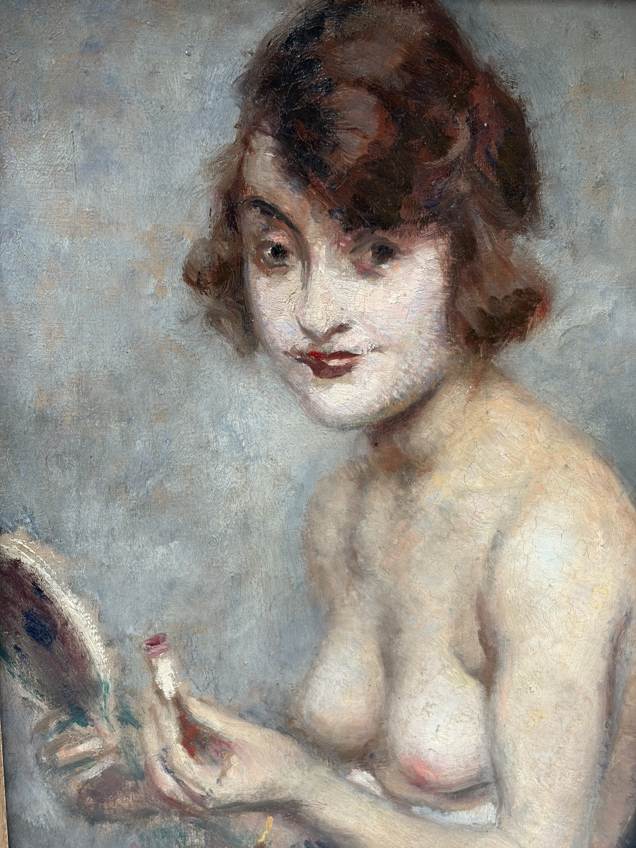 Oil On Canvas, Jules Wielhorski "lipstick"-photo-3