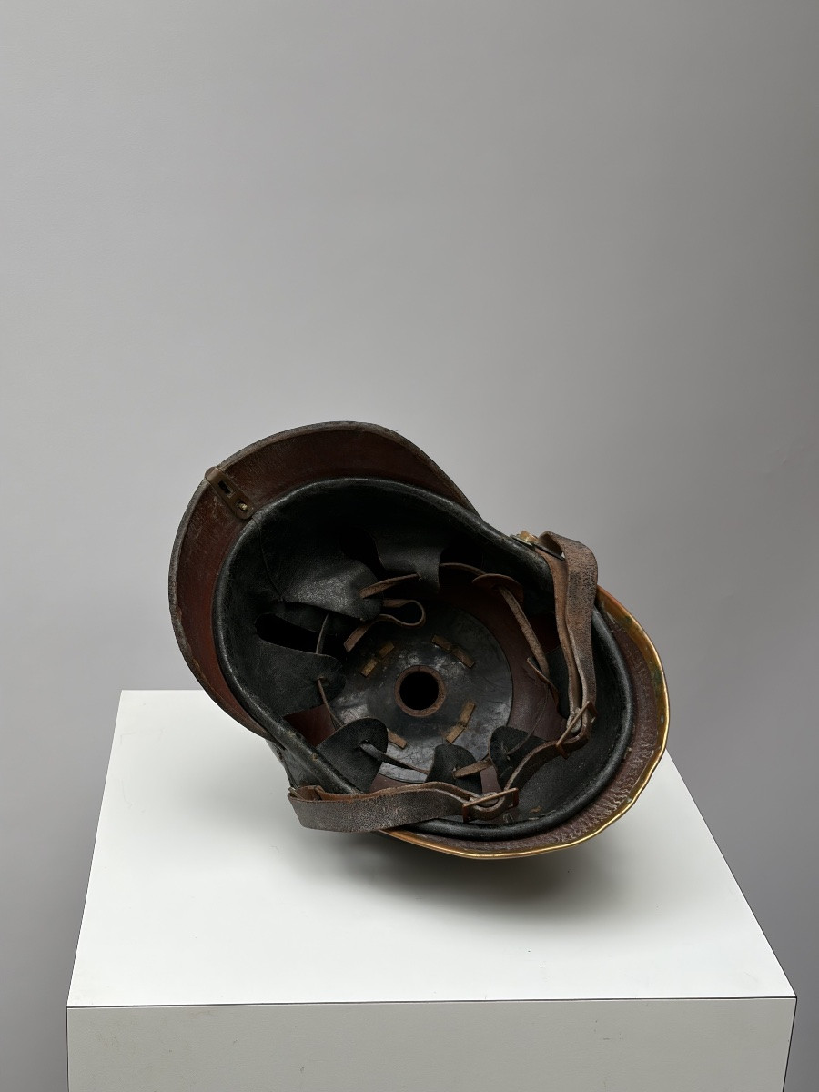 Prussian Spiked Helmet, Pickelhaube Landwehr, Trooper Model, 1895-1914-photo-4